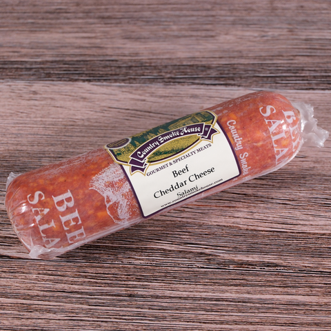 Beef Cheddar Cheese Salami Chub