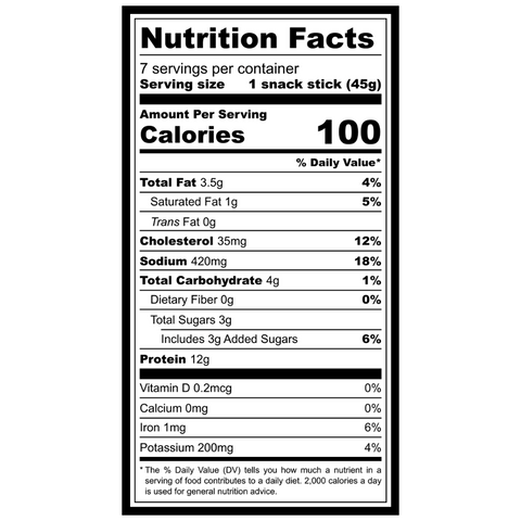 Beef Teriyaki Snack Stix