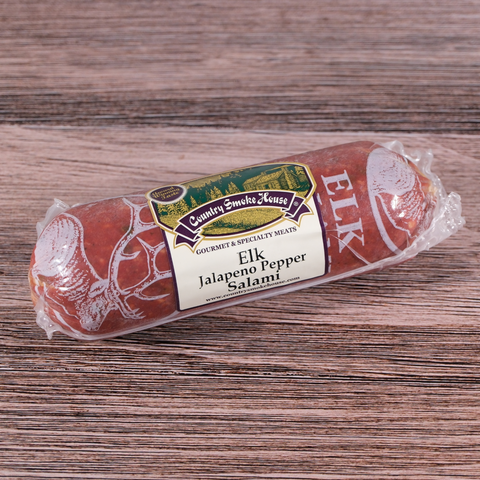 Elk Jalapeno Pepper Salami Chub
