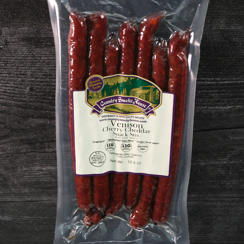 Venison Cherry Cheddar Snack Stix