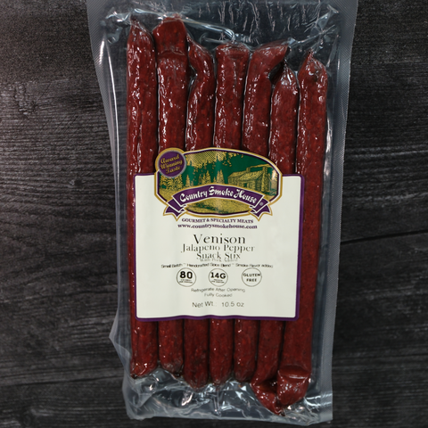 Venison Jalapeno Pepper Snack Stix