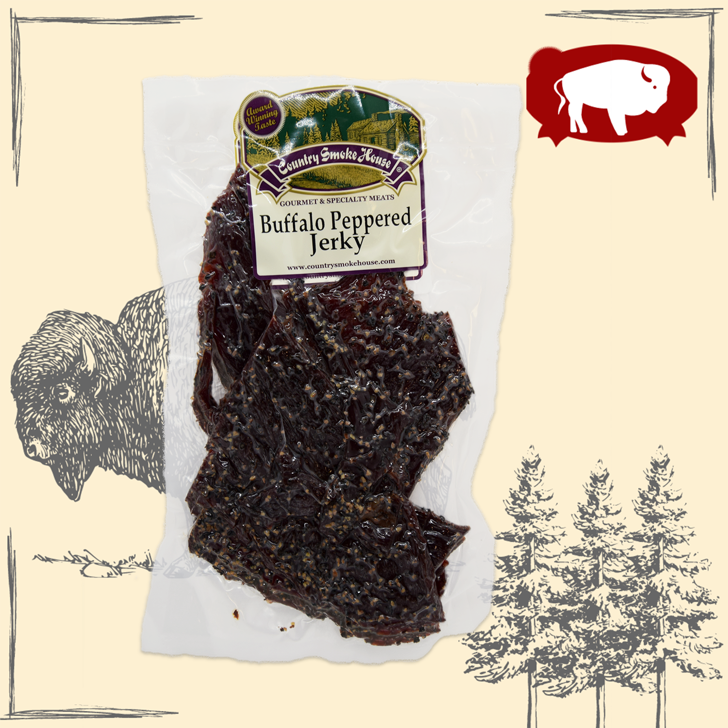 Buffalo Peppered Jerky