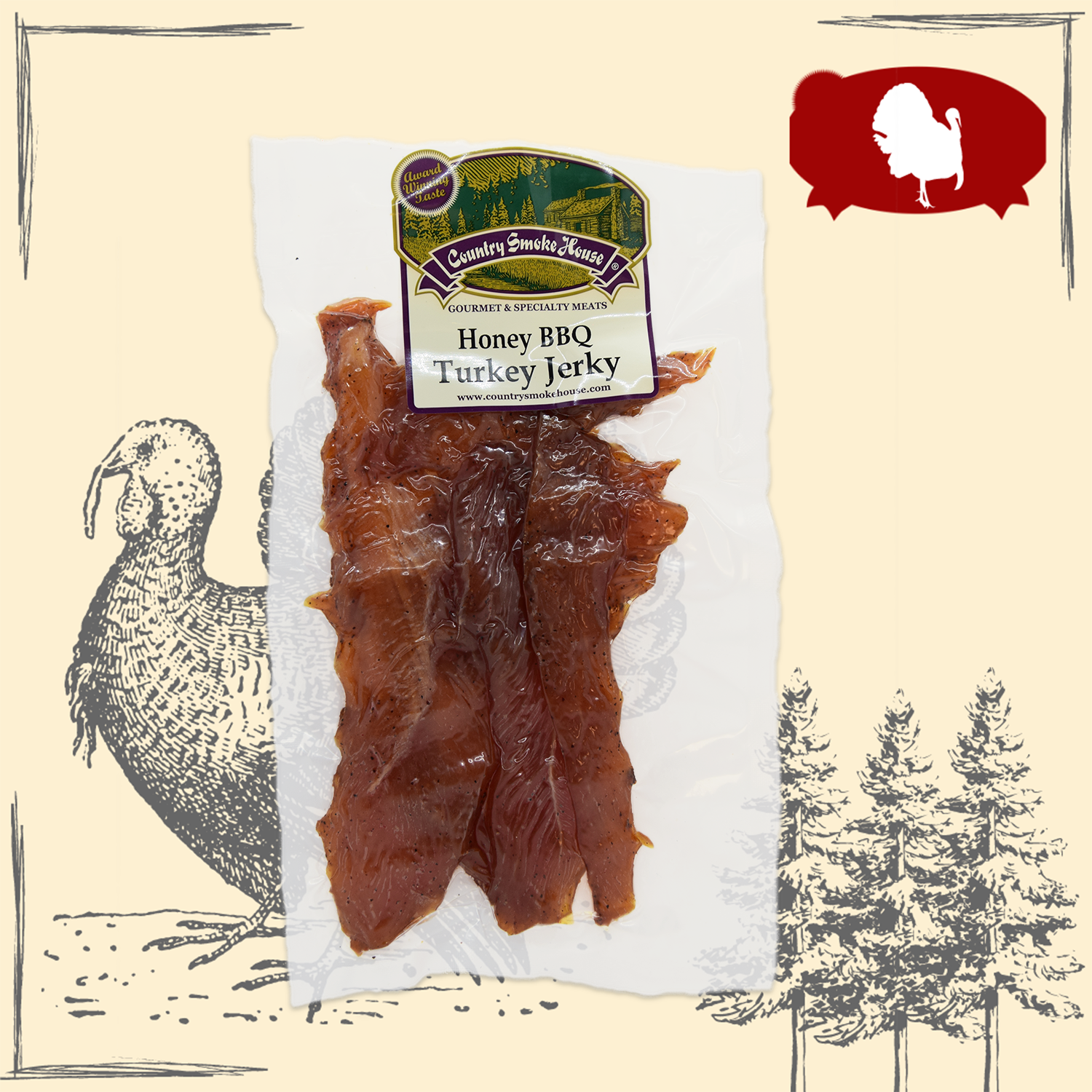 Honey BBQ Turkey Jerky