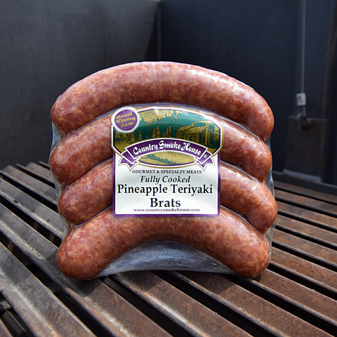 Smoked Pineapple Teriyaki Brats