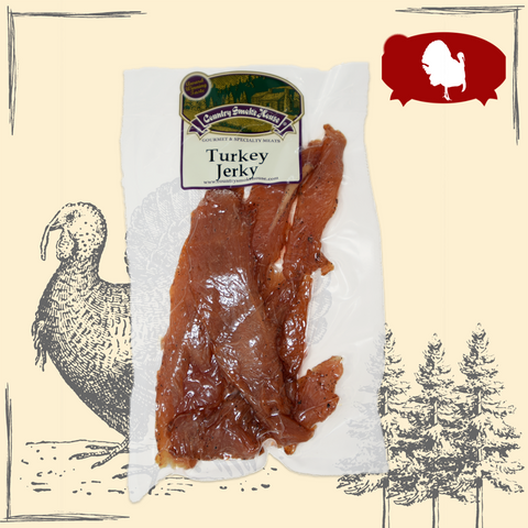 Handcrafted turkey jerky from Country Smoke House
