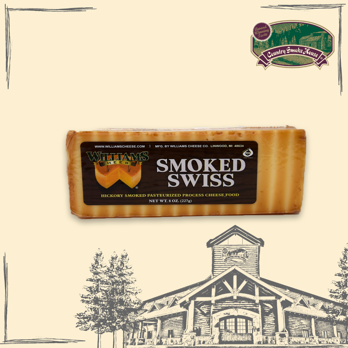 William's Smoked Swiss Cheese Country Smoke House