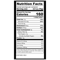 Nutrition Information for All Natural Homestyle Cheddar Cheese Frankfurters