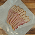 One pound of double smoked bacon on butcher paper