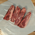 Four Pork Country Ribs on butcher paper