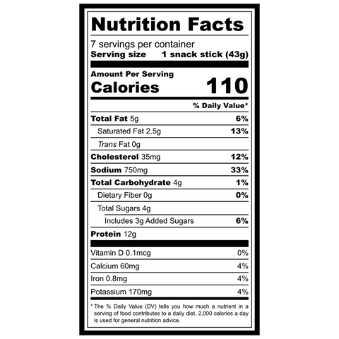 Beef Cheddar Apple Snack Stix