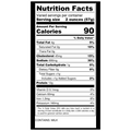 Nutrition Information for a Beef Cheddar Cheese Salami Chub