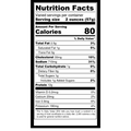 Nutrition Information for a Buffalo Long Salami