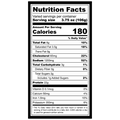 Nutrition Information for Cheeseburger Brats