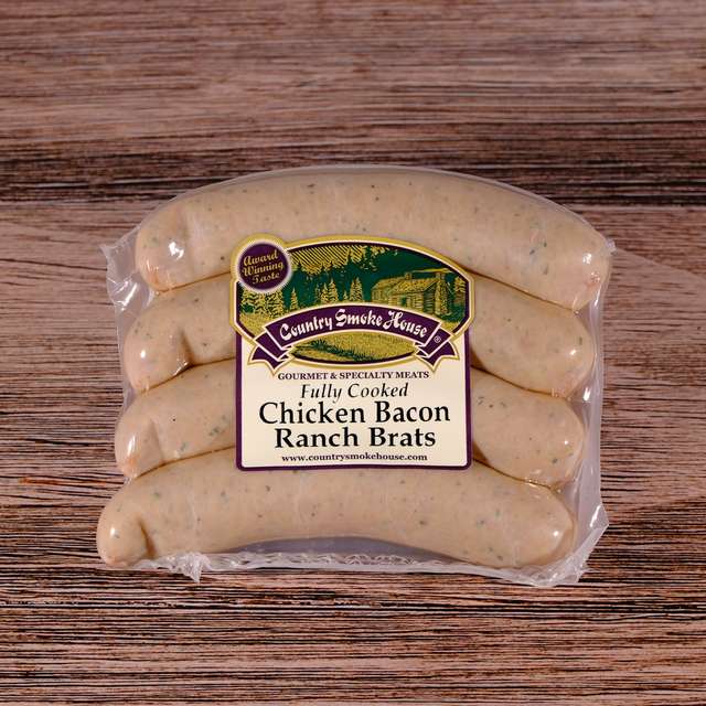 Chicken Bacon Ranch Brats – Country Smoke House
