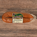 Packaged Chicken Kielbasa on a wooden surface