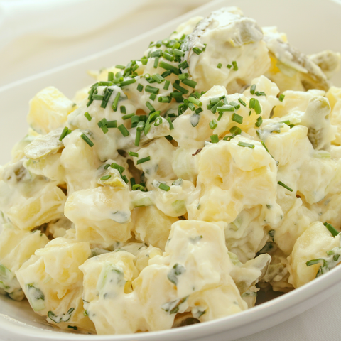Deviled Egg Mustard Potato Salad