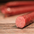 Detail of Elk Snack Stick sliced