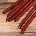 Close up of unpackaged Elk Snack Stick