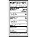 Nutrition Information for Italian Pork Brats