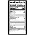 Nutrition Information for a Hickory Cheddar Summer Sausage Salami Chub