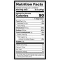 Nutrition Information for a Beef Hickory Salami Chub