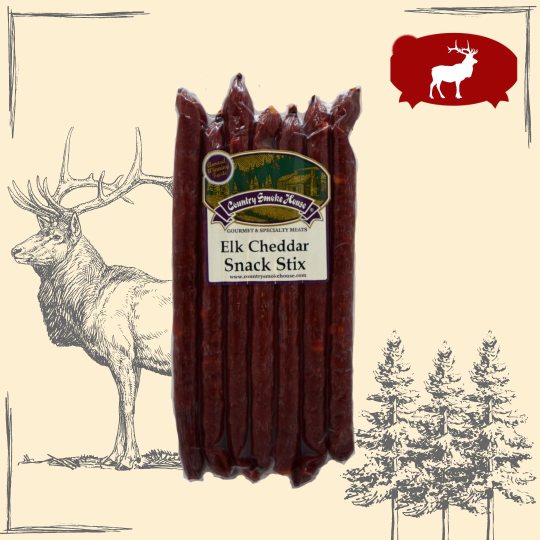 Elk Cheddar Cheese Snack Sticks