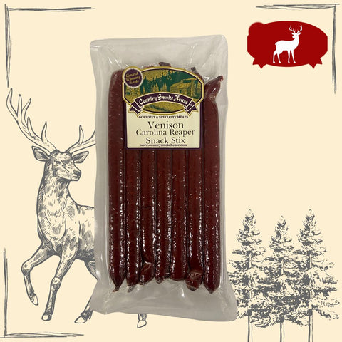 Venison Carolina Reaper Snack Stix