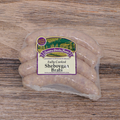 Packaged Sheboygan Brats on a wooden surface