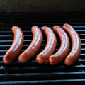 State Grand Champion Viennas on a grill