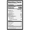 Nutrition facts label for a Summer Sausage
