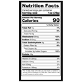 Peppered Turkey Jerky Nutrition Facts.