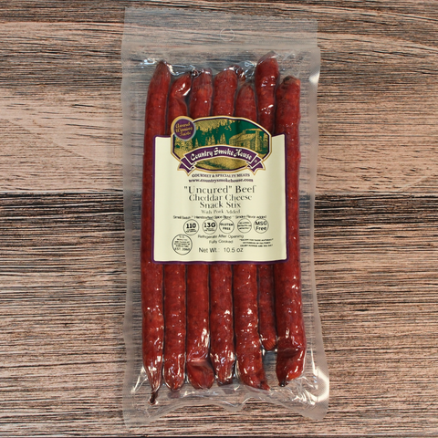 Uncured Beef Cheddar Cheese Snack Sticks