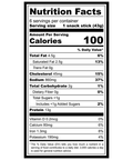 Nutrition facts label for a food product on a white background