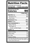 Nutrition facts label for a food product on a white background