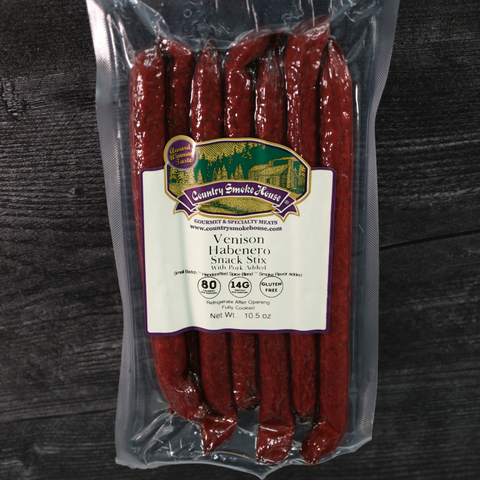 Venison Habanero Snack Stix