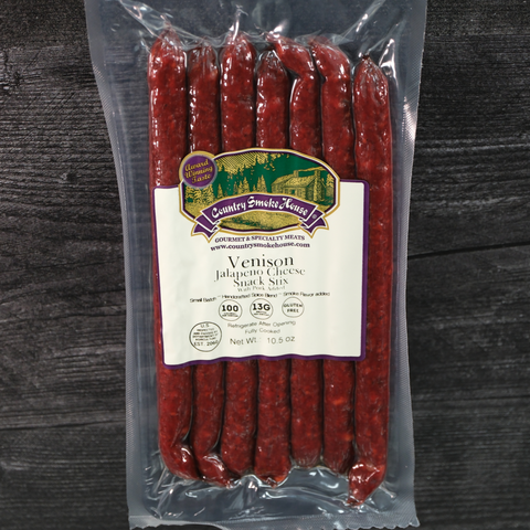 Venison Jalapeno Cheese Snack Stix