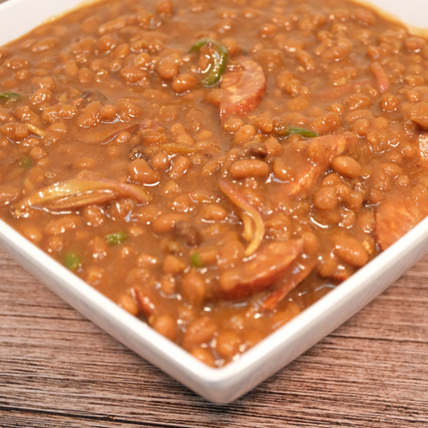 Western Baked Beans with Country Smoke House Kielbasa