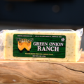 Packaged cheese block labeled 'Green Onion Ranch' by William's Cheese Co.
