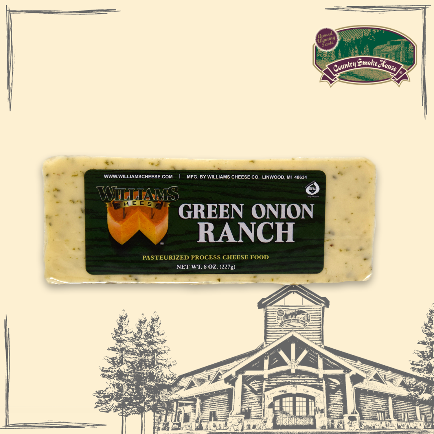 William's Green Onion Ranch Cheese