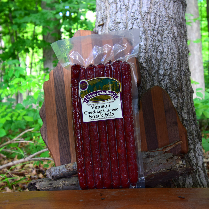 Venison Cheddar Cheese Snack Sticks Country Smoke House